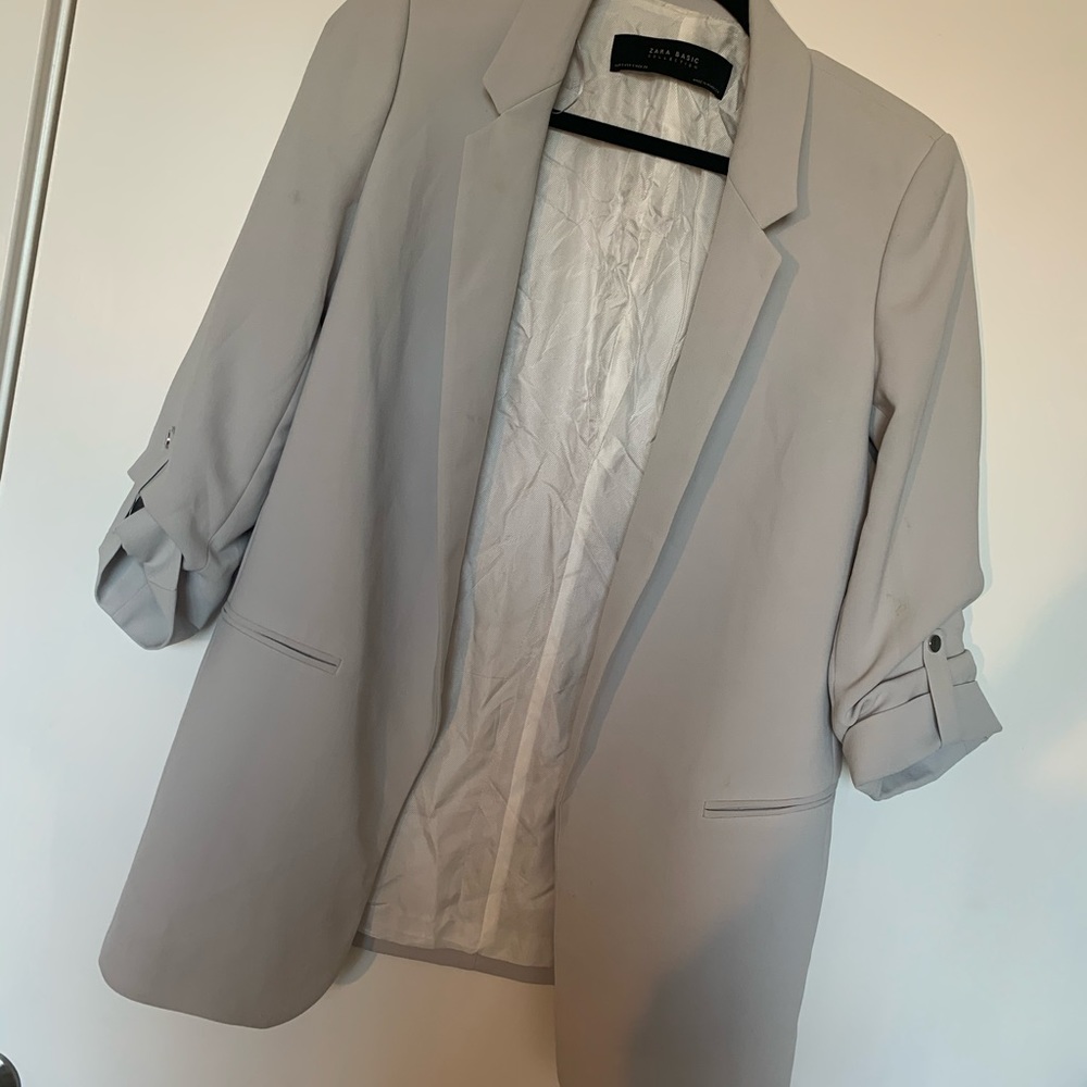 Light Gray Zara Blazer